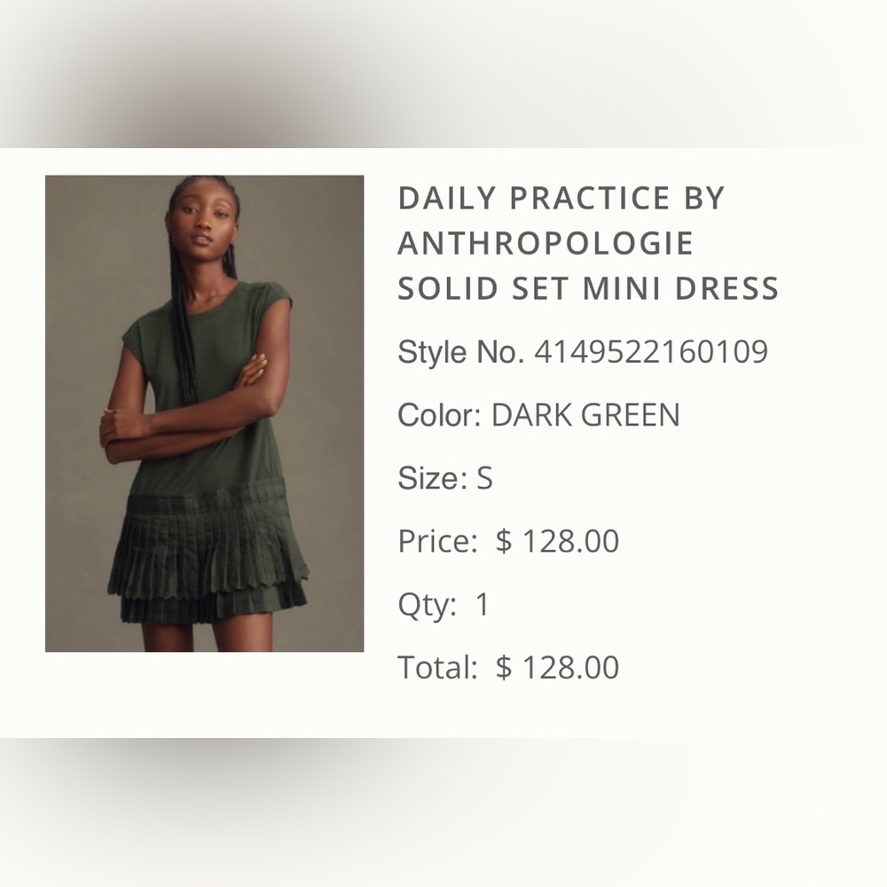 Daily Practice by Anthropologie sporty chic mini dress - Picture 9 of 9